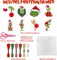 Sewing Kit for Kids Christmas Craft Set for Boys and Girls Age 7-12, Sew Your Own Felt Christmas Set DIY Craft Kit for Beginners
